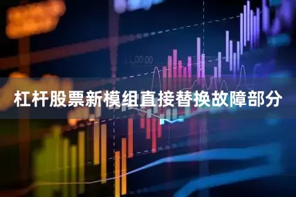 杠杆股票新模组直接替换故障部分