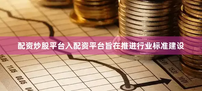 配资炒股平台入配资平台旨在推进行业标准建设